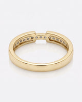 Round Diamond Wedding Band in White Gold