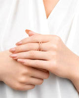 Criss Cross Wedding Band with Diamonds