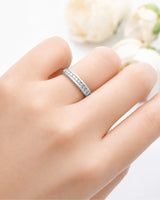 Channel Set Wedding Band in Yellow Gold