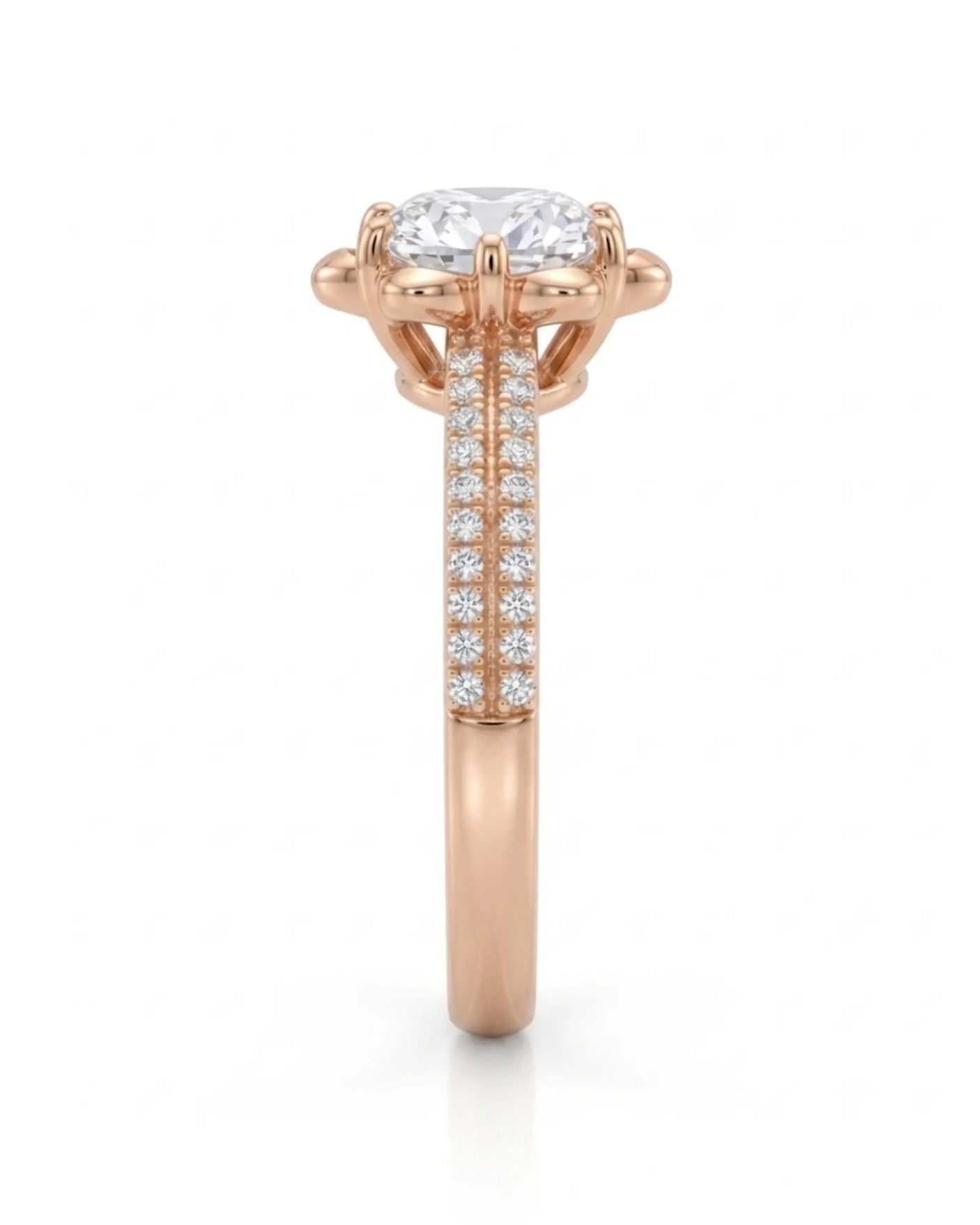 LAURE • Cushion Moissanite Yellow Ring