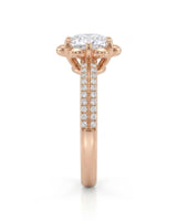LAURE • Cushion Moissanite Yellow Ring