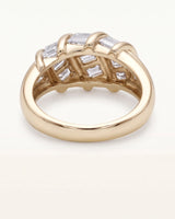 Baguette Eternity Band in Yellow Gold
