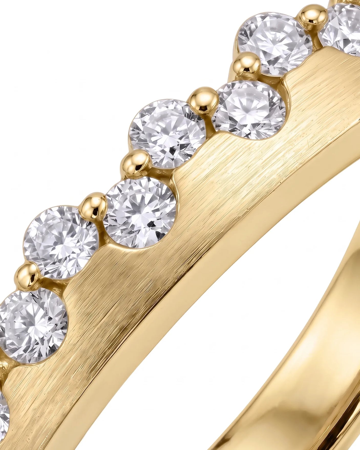 Princess Tiara Diamond Eternity Wedding Band