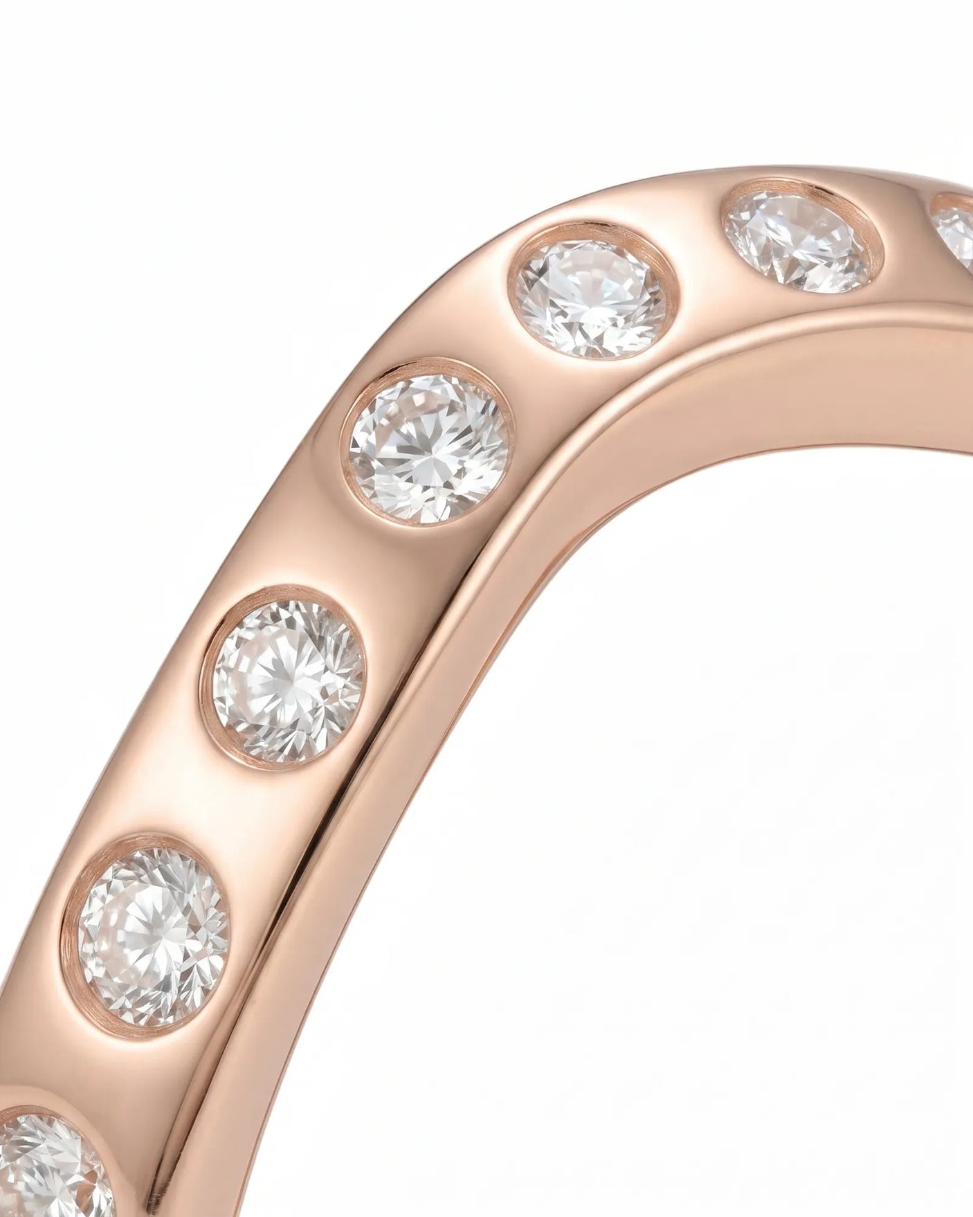 Yellow Gold Wedding Band with Diamonds