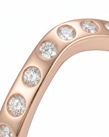 Yellow Gold Wedding Band with Diamonds