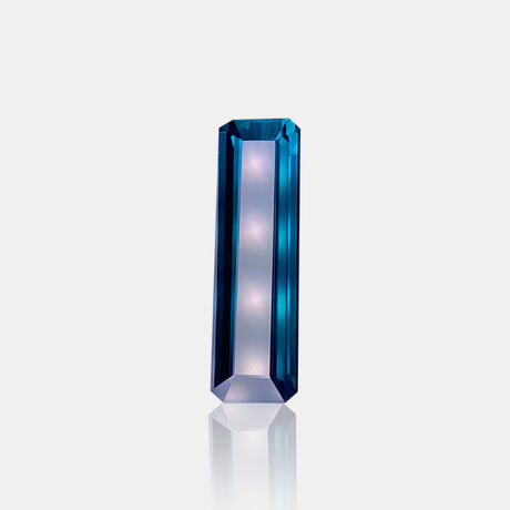 13.34ct Natural Blue Tourmaline Emerald Cut | SARATTI  