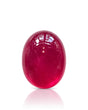 13.4ct Pigeon Blood Red Natural Ruby oval cabochon main view | SARATTI