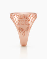 Heritage Crest Signet Ring | 1804 - ZOE