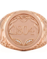 Heritage Crest Signet Ring | 1804 - ZOE