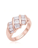Baguette Eternity Band in Yellow Gold