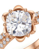 LAURE • Cushion Moissanite Yellow Ring