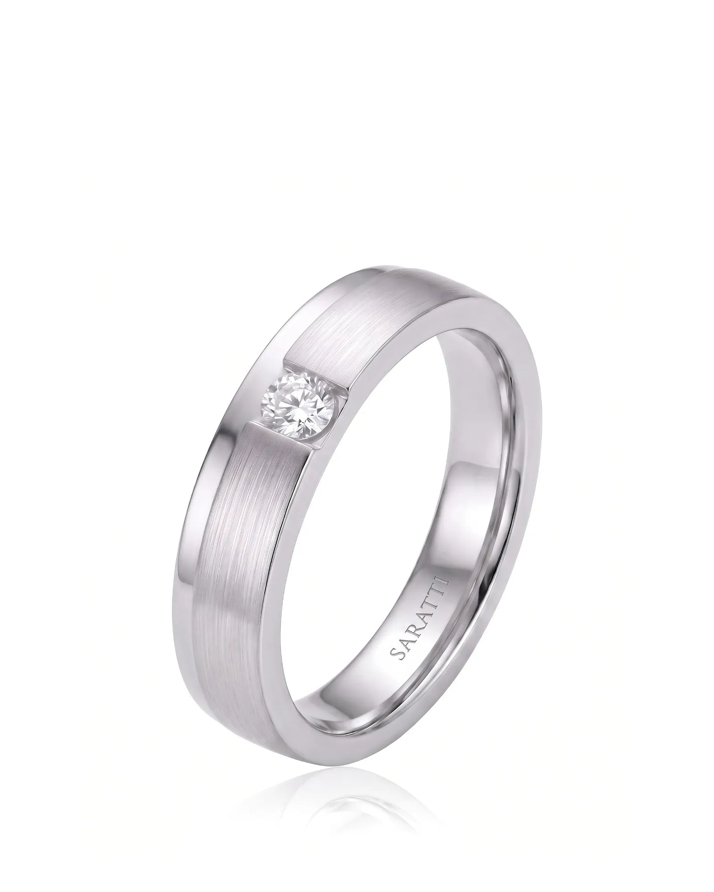 Destiny Match Wedding Band in Two Tone | His & Hers