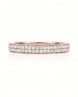Diamond Infinity Band in Yellow Gold
