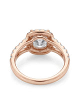 Erica • 2-carat Cushion Moissanite Ring in White Gold