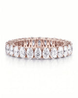 Oval Wedding Band in 18K Yellow Gold