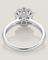 Alaya – Heavenly Harmony Natural Round Diamond Halo Engagement Ring
