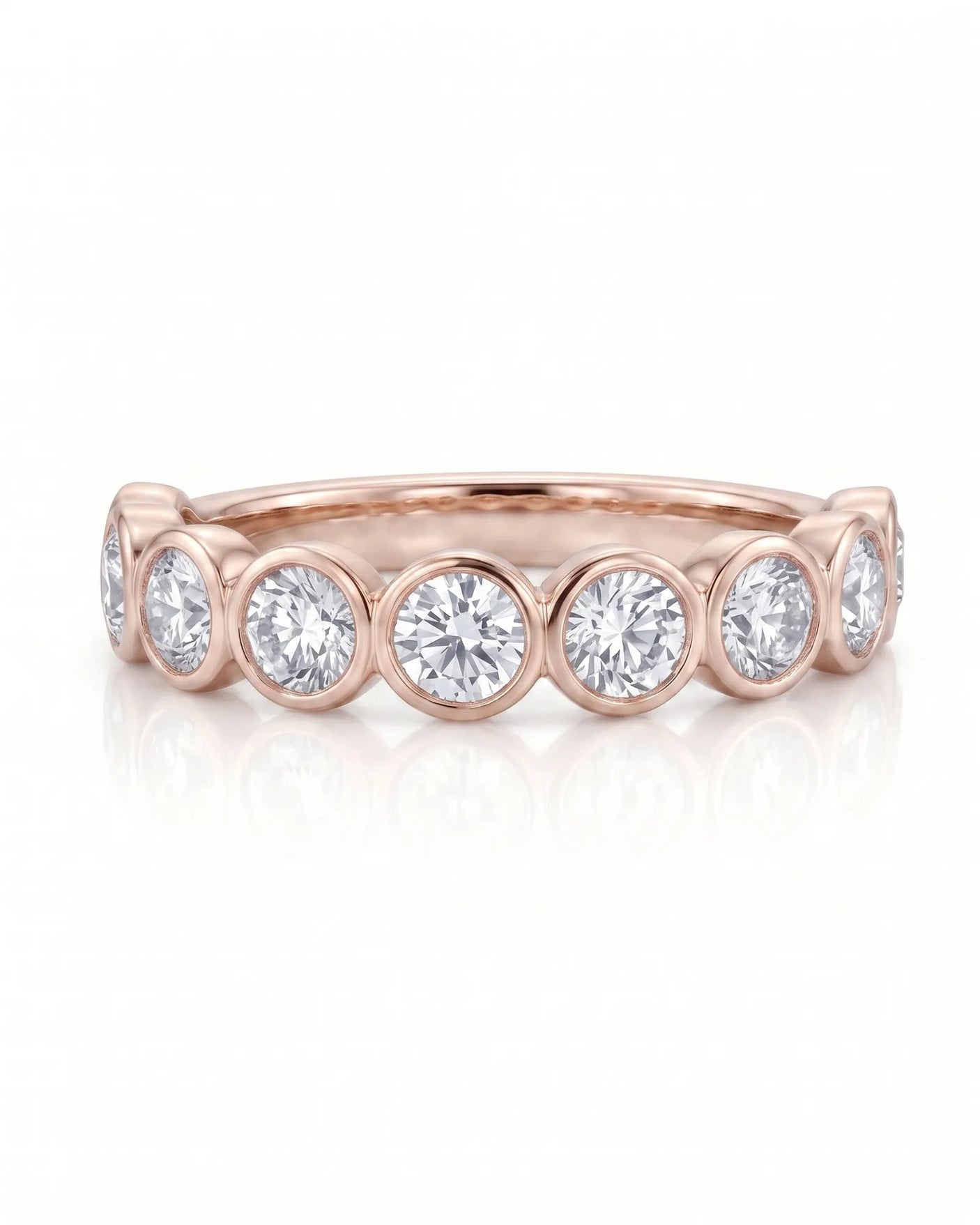 Diamond Wedding Band in White Gold