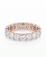 Cushion Diamond Eternity Band in White Gold