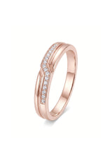 Channel Set Diamond Band Wedding Set