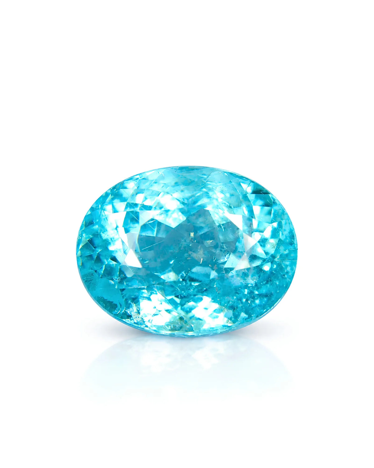 14.71 carats Natural Neon Blue Paraiba Tourmaline | Oval