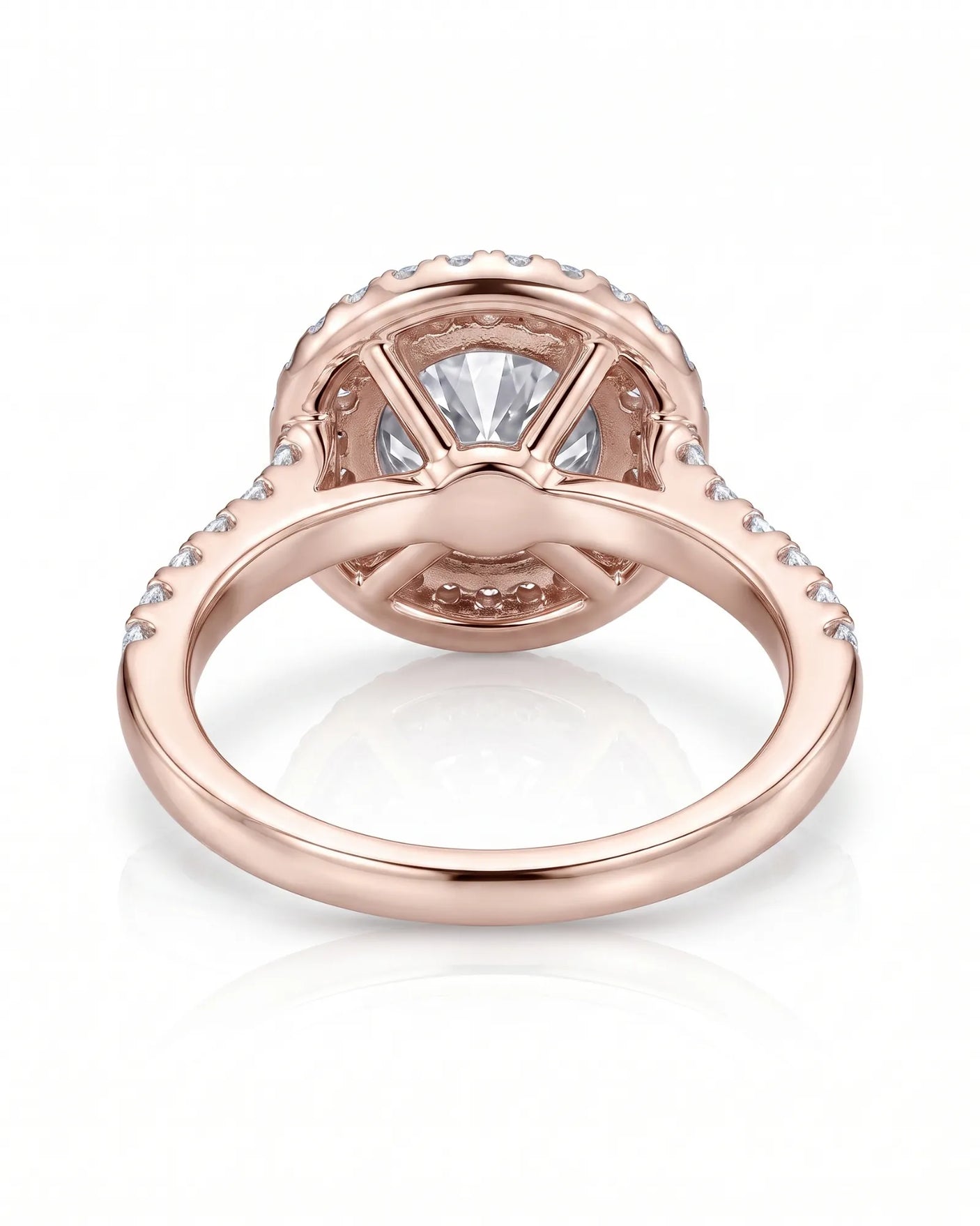 Keira – Gleaming Promise Natural Round Diamond Double Halo Ring