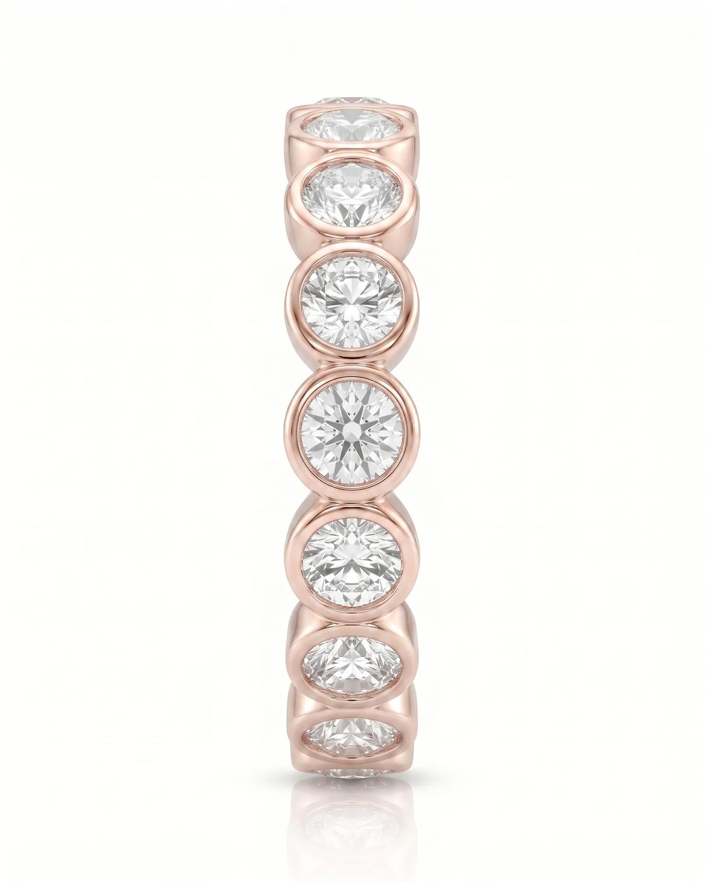 Diamond Wedding Band in White Gold