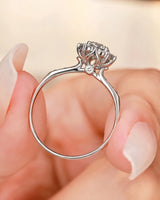 Alaya – Heavenly Harmony Natural Round Diamond Halo Engagement Ring