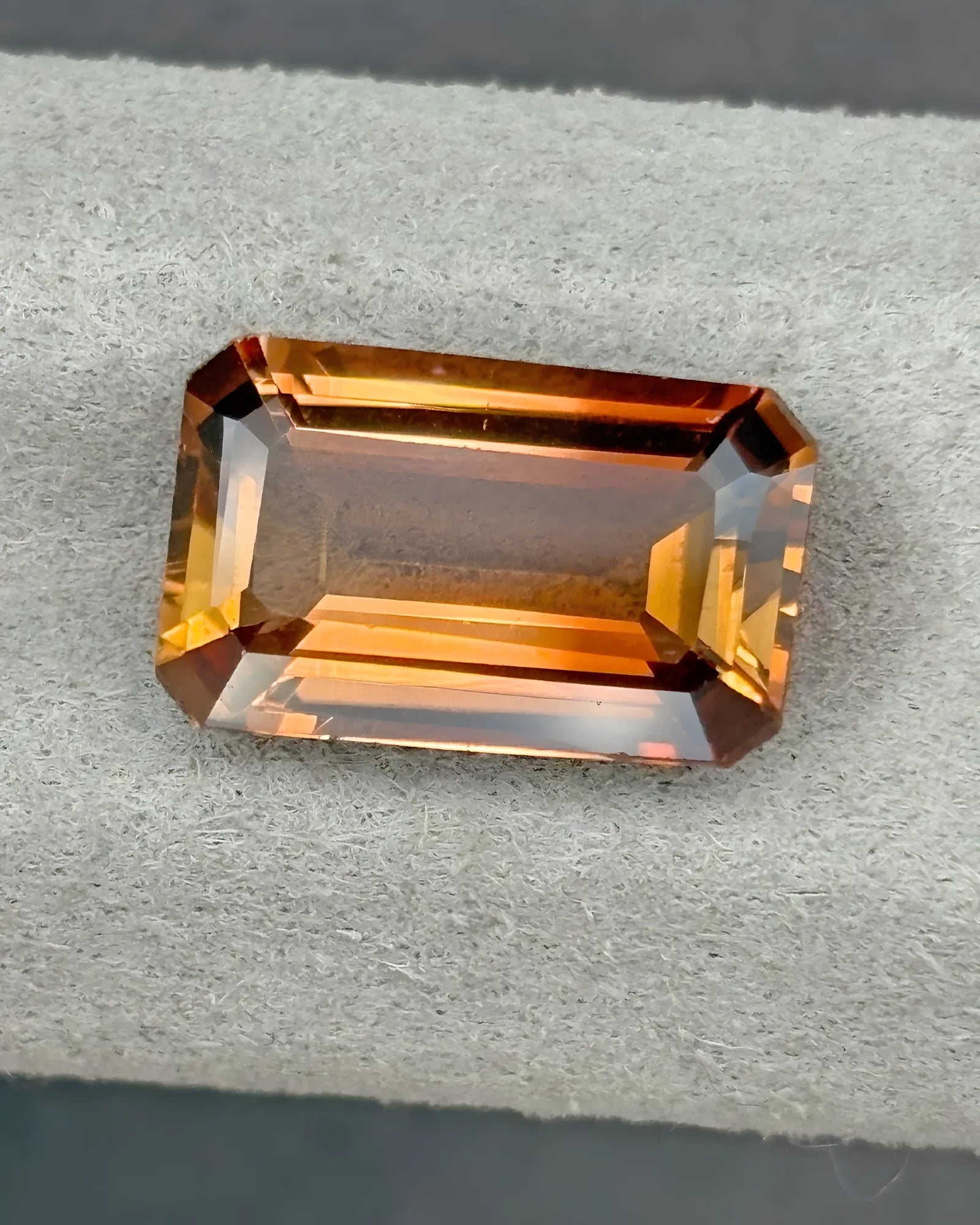 14 × 8mm Natural Imperial Topaz alternate angle | SARATTI