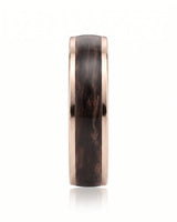 Enamel Ring with Wood Inspired Design