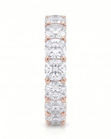Cushion Diamond Eternity Band in White Gold