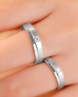 Destiny Match Wedding Band in Two Tone | His & Hers