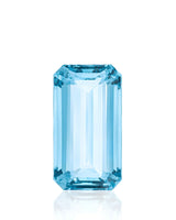 15.77ct Natural Santa Maria Aquamarine octagonal front view | SARATTI