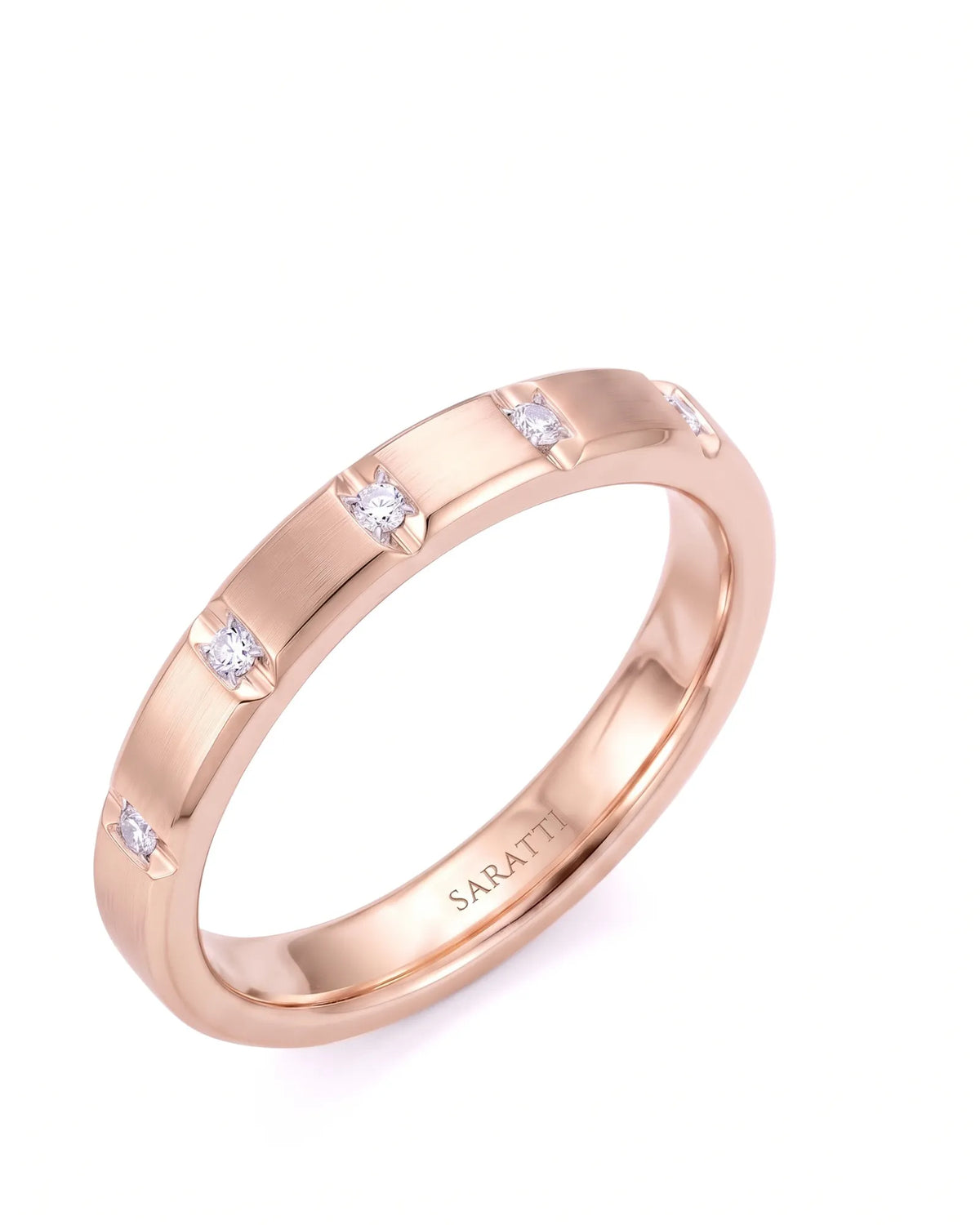 Linear Covenant Wedding Set | His & Hers