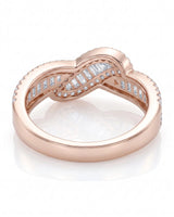 Baguette Eternity Band with Diamonds in White Gold