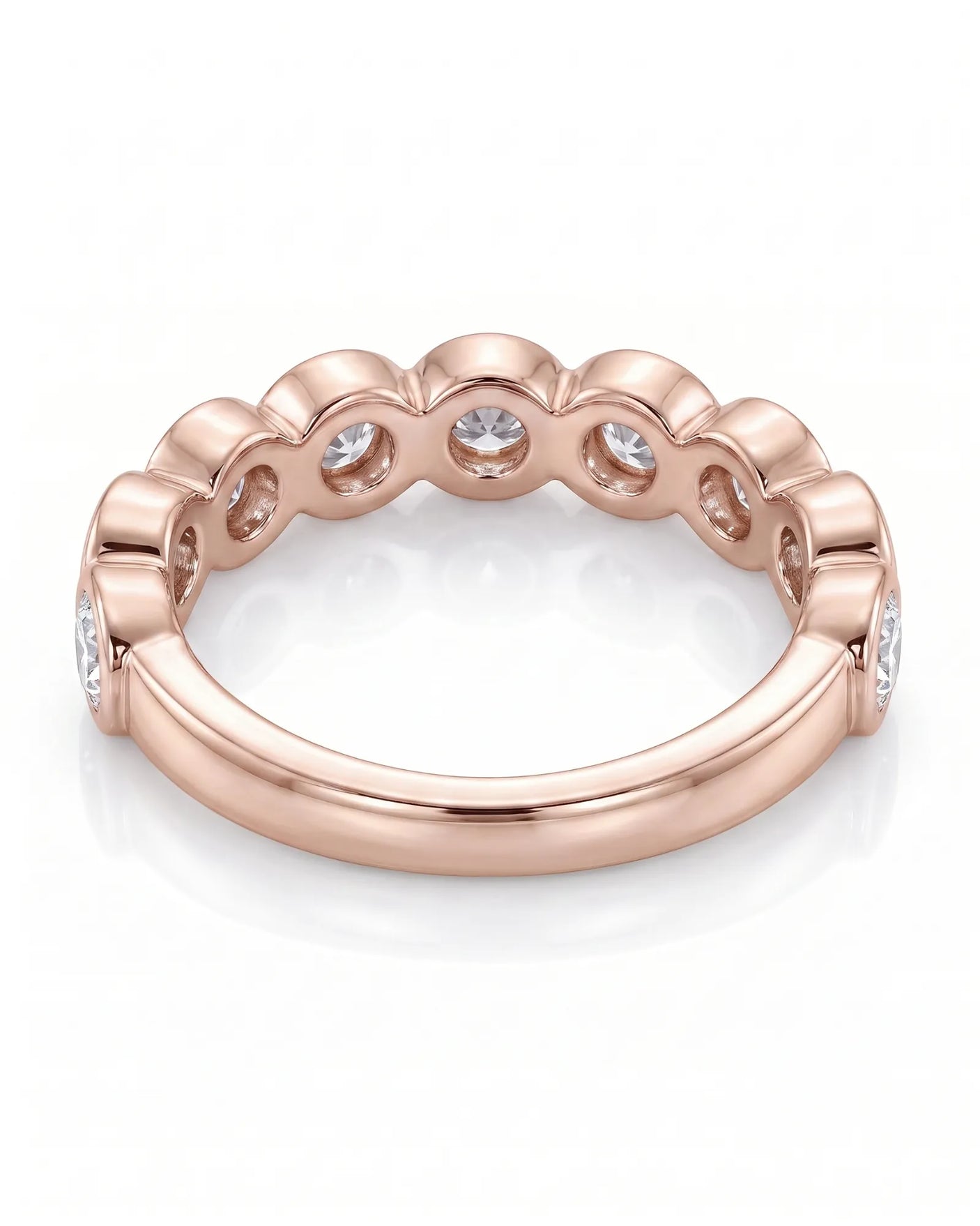 Diamond Wedding Band in White Gold