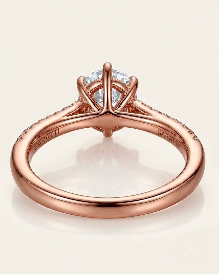 Amira - White Radiance Natural Diamond Ring