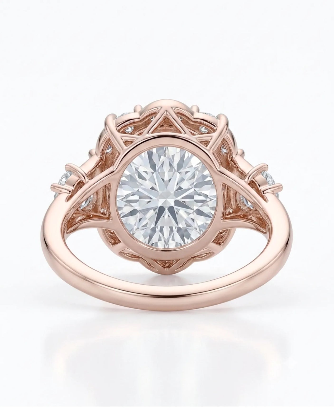 Emory – Eternal Presence Natural Round Diamond Halo Ring