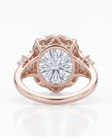 Emory – Eternal Presence Natural Round Diamond Halo Ring