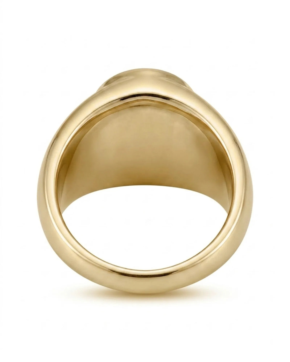 Verdant Axis Emerald Signet Ring