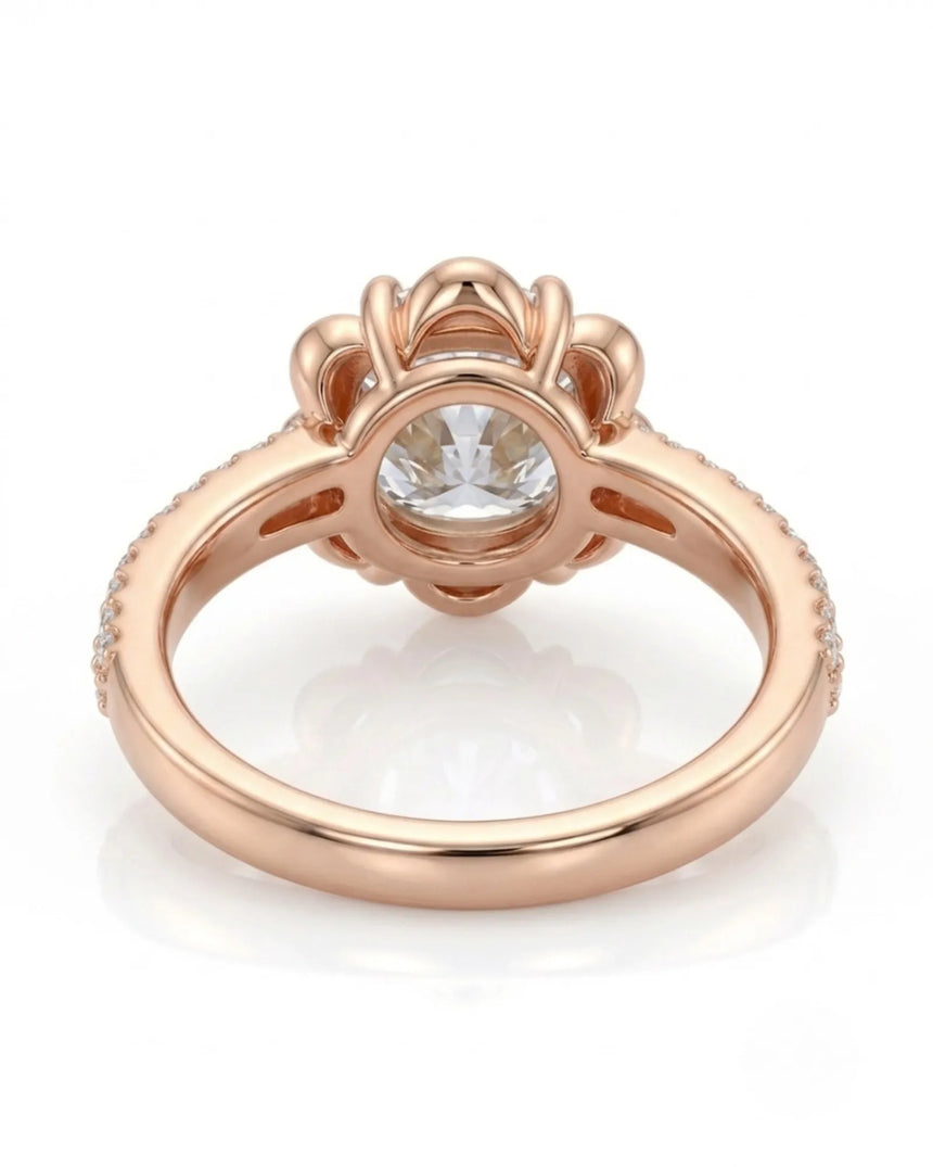 LAURE • Cushion Moissanite Yellow Ring