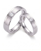Destiny Match Wedding Band in Two Tone | His & Hers