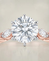 Faye – Natural Round Diamond Six-Prong Engagement Ring