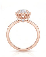Alaya – Heavenly Harmony Natural Round Diamond Halo Engagement Ring