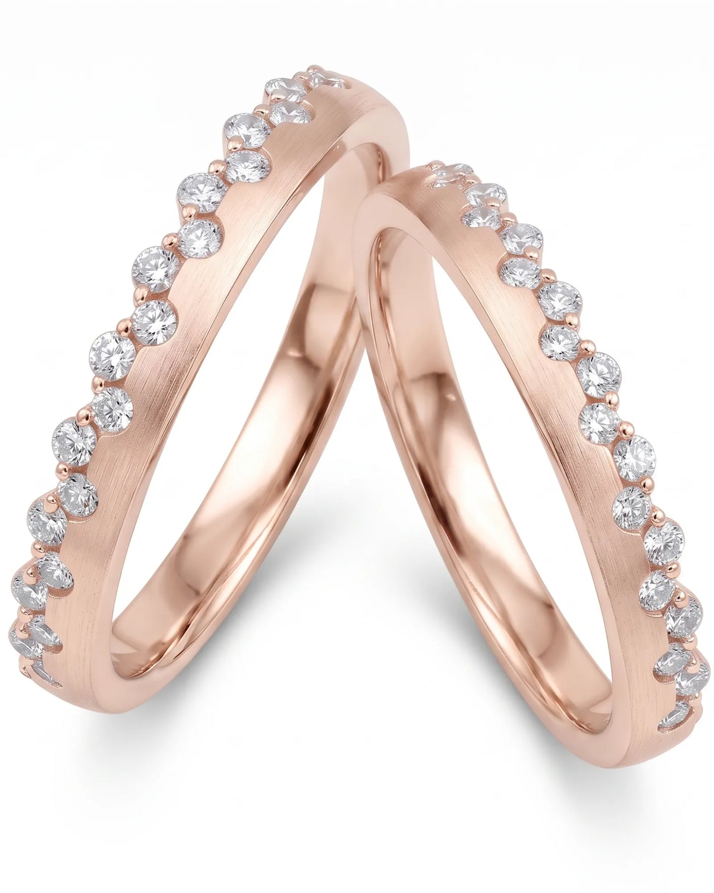 Princess Tiara Diamond Eternity Wedding Band