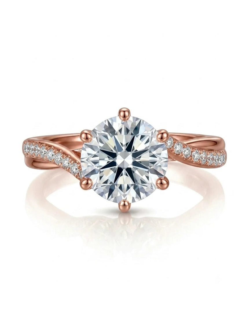 Amira - White Radiance Natural Diamond Ring