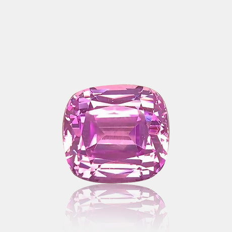 17.75 carat Natural pink purple kunzite cushion cut loose gemstone | SARATTI