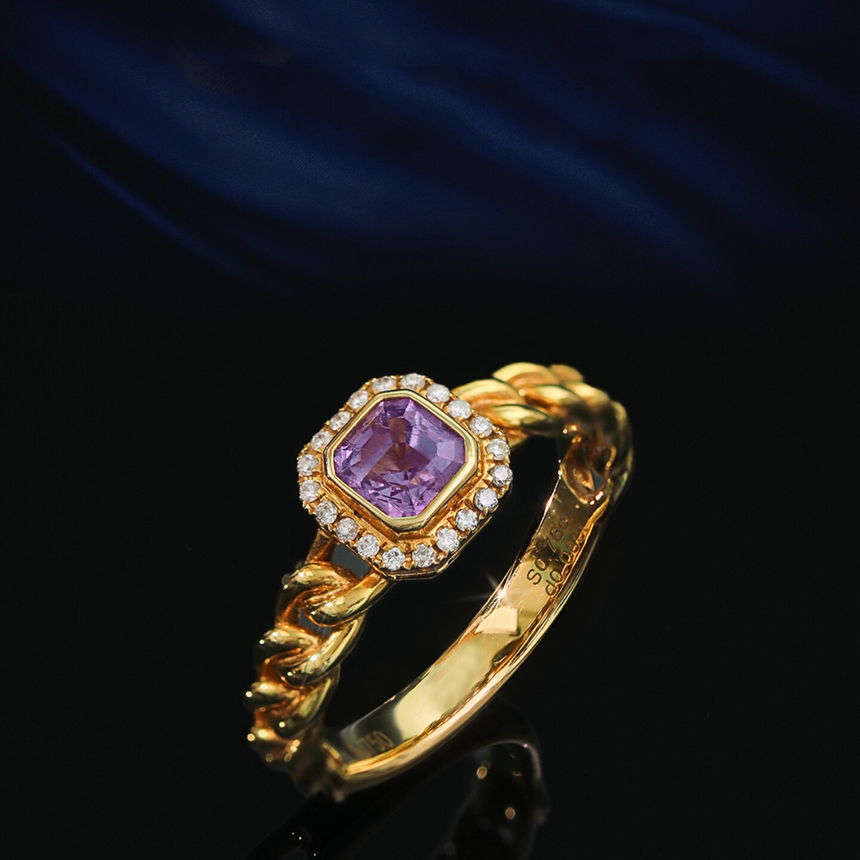 Amara – Purple Sapphire Ring