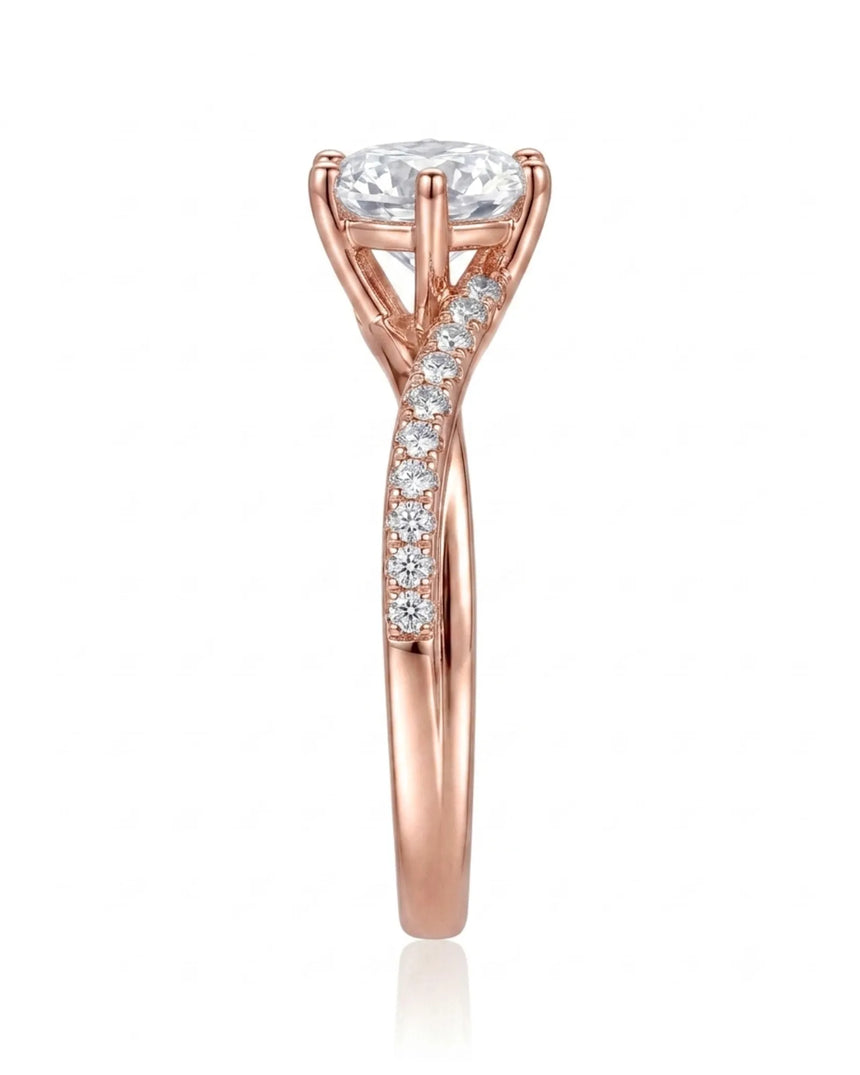 Amira - White Radiance Natural Diamond Ring