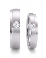 Destiny Match Wedding Band in Two Tone | His & Hers