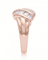 Baguette Eternity Band in Yellow Gold
